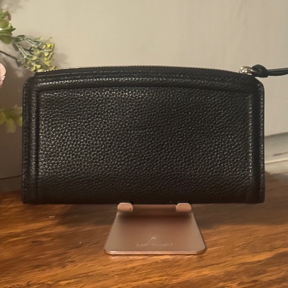 Kate Spade New York Knott Zip Slim Bifold Leather Wallet - Picture 2 of 4